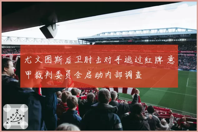 尤文图斯后卫肘击对手逃过红牌 意甲裁判委员会启动内部调查
